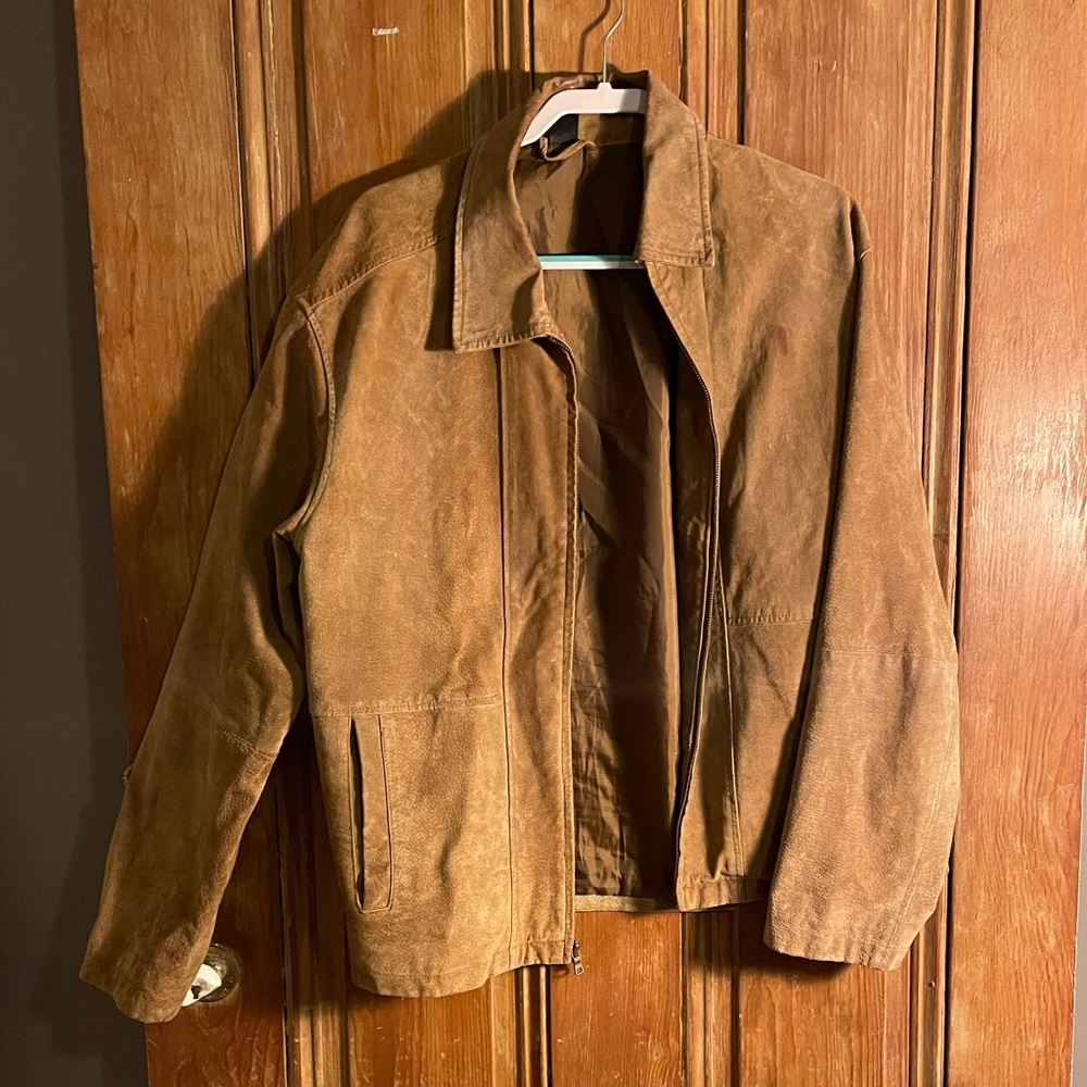 Vintage Brown Suede Jacket